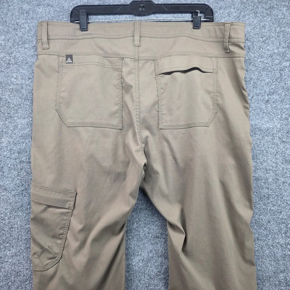 PrAna Straight Fit‎ Cargo Pants Mens 40x32 Khaki Outdoor Hiking Camping